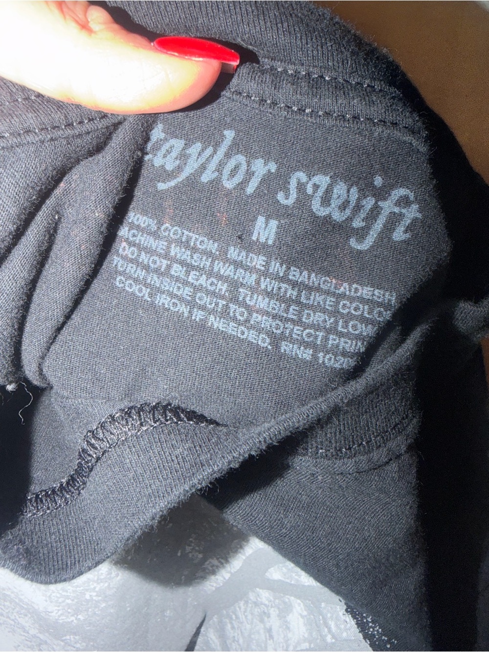Taylor Swift Black Folklore Tee - Picture 5 of 9